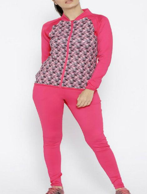 Wholesale Pink Blue Pop Custom Tracksuit