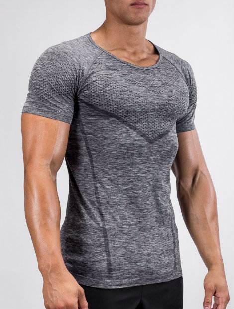 Wholesale Plain Grey Tee Manufacturer