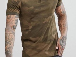 Wholesale Abstract Design Polo T Shirt