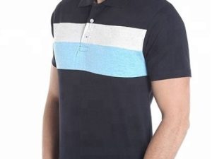 Wholesale Awesome Blue Polo T Shirt
