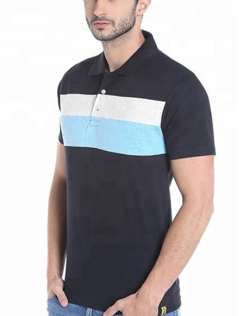 Wholesale Awesome Blue Polo T Shirt