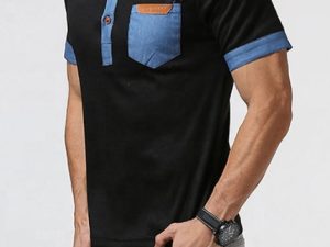 Wholesale Basic Black Polo T Shirt