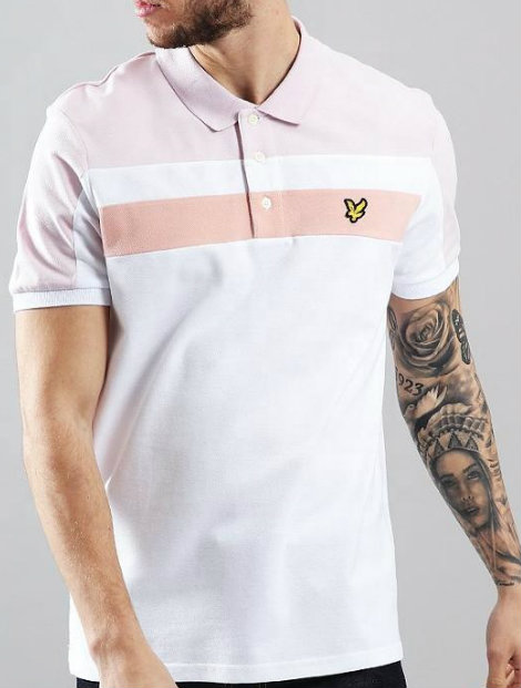 Wholesale Pure White Polo T Shirt