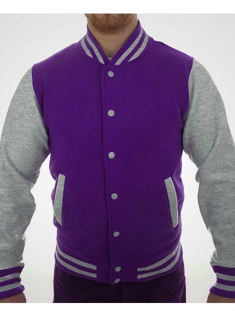 Wholesale Royal Purple Polar Fleece Jacket Manufacturer