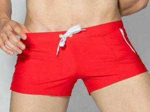 Wholesale Stylish Red Beach Men’s Shorts Manufacturer