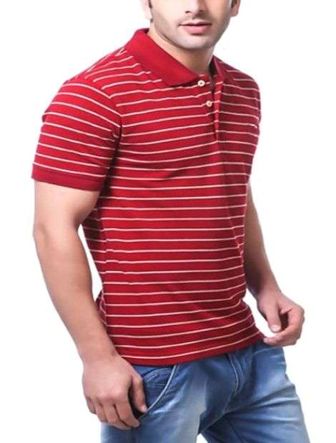 Wholesale Collared Red Polo Tee