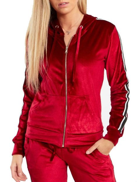 solid red tracksuit top manufacturer