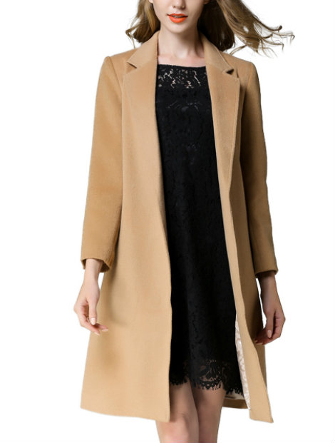 Wholesale Stylish Brown Coat