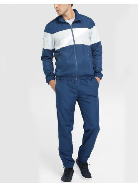 Wholesale Navy Block White Tracksuit