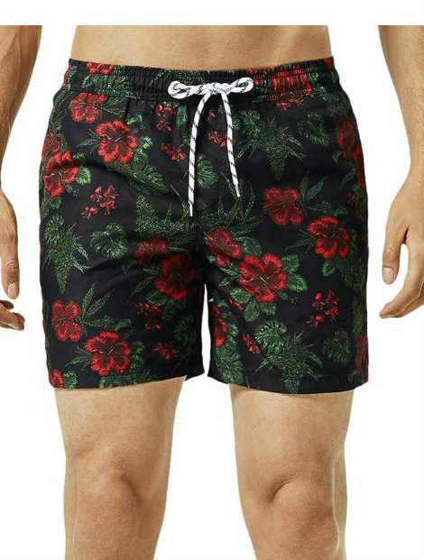 Wholesale Trendy Black Beach Men’s Shorts Manufacturer