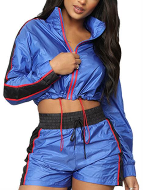 soothing blue custom fitness tracksuit manufacturer usa