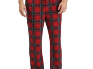 Wholesale Red and Grey Men’s Flannel Pajama Manufacturer