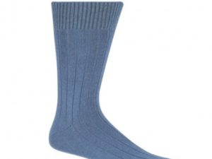 Wholesale Sky Blue Woolen Socks Manufacturer