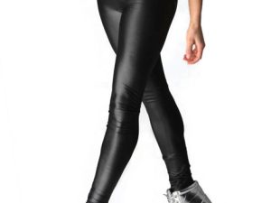 Wholesale Amazing Black Faux Leather Leggings Manufacturer