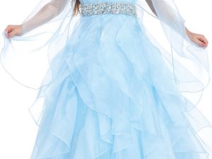 Attractive Blue Girl’s Dress Manufacturer