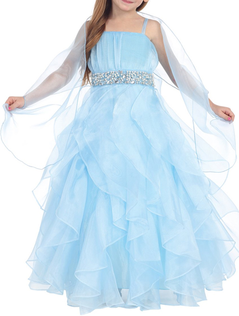 Attractive Blue Girl’s Dress Manufacturer