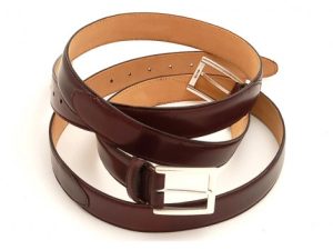 Wholesale The Maroon Brown Tone Thin Belt Manufacturer