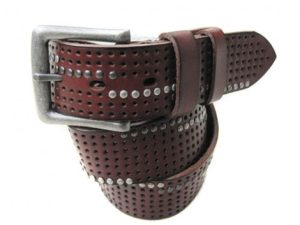 Wholesale Studded Brown Simple Belt Manufacturer