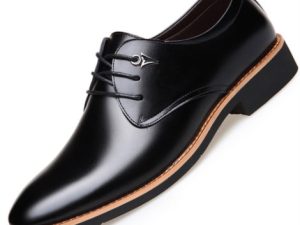 Wholesale Black Classy Men's Dress Shoe Manufacturer