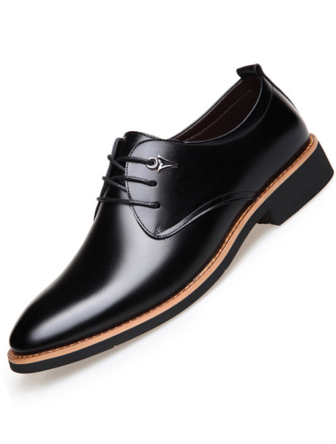 Wholesale Black Classy Men's Dress Shoe Manufacturer