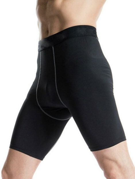 Wholesale Cool Compression Men's Black Shorts Manufacturer