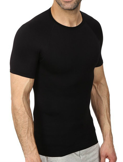 Wholesale Dashing Black Compression Men's Tee Manufacturer