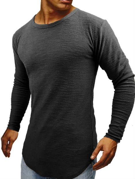 Wholesale Black Full Sleeve Men's Fitness Apparel Manufacturer