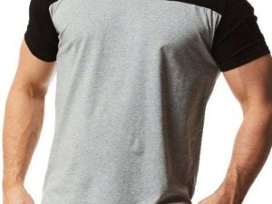 Wholesale Black and Gray Tee