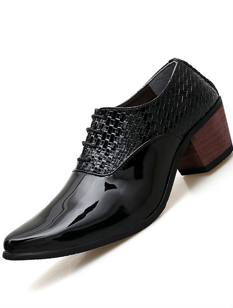 Wholesale Dignified Black Leather Men's Dress Shoe Manufacturer