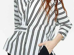Wholesale Black And White Women’s Top Manufacturer