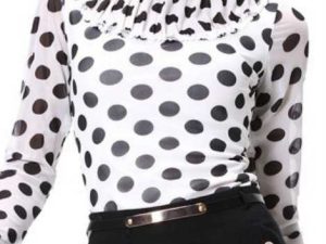 Wholesale Alluring Black And White Women’s Custom Top Manufacturer