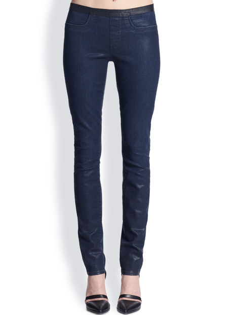 Wholesale Blue Denim Leggings Manufacturer