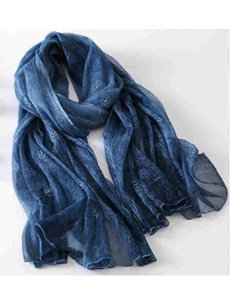 Wholesale Trendy Blue Scarf Manufacturer