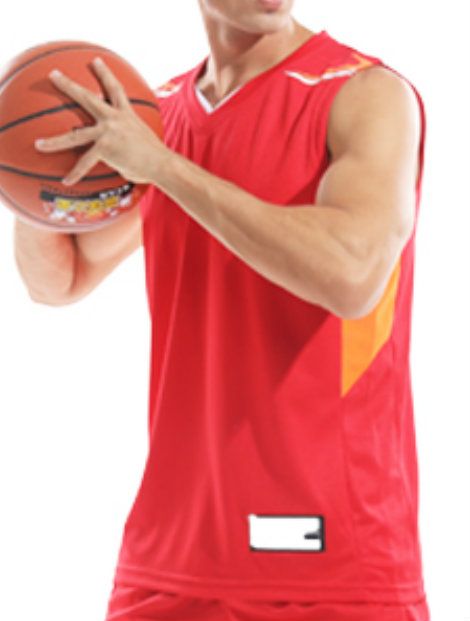 Wholesale Bright Red Basketball Vest