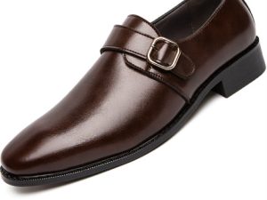Wholesale Brown Elegant Men's Dress Shoe Manufacturer