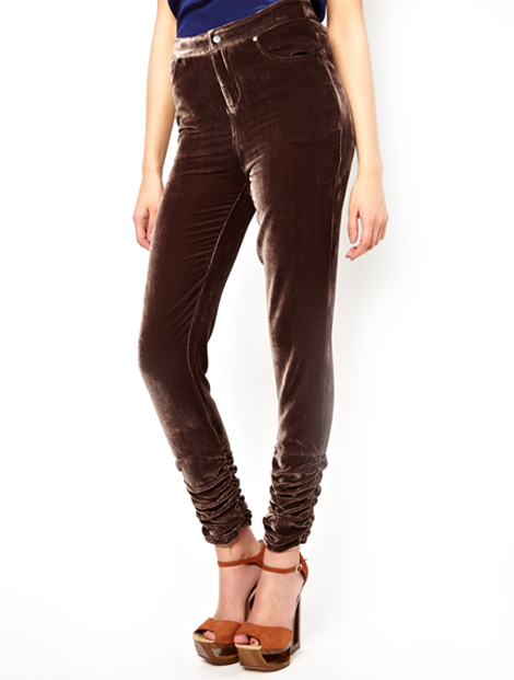 Wholesale Brown Velvety Women' S Winter Pant Manufacturer