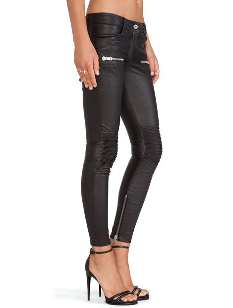 Wholesale Captivating Black Faux Leather Leggings Manufacturer