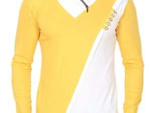 Wholesale Casual Yellow Tee Manufacturer