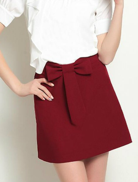 Wholesale Classy Maroon Skirt Manufacturer