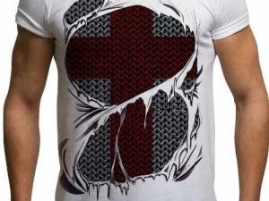 Wholesale Geometric Shapes Sublimated Tshirt Manufacturer
