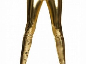 Wholesale Dark Golden Pu Leather Leggings Manufacturer