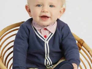 Wholesale Deep Blue Sweater For Infants Manufacturer