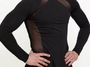 Wholesale Well Designed Black Dance Top