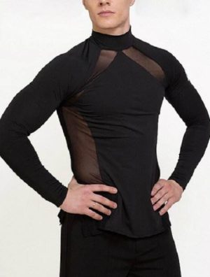 Wholesale Well Designed Black Dance Top