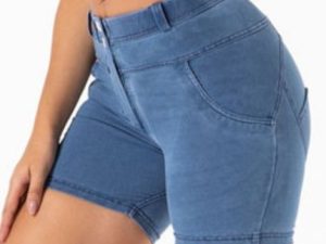 Edgy Navy Blue Compression Shorts Supplier