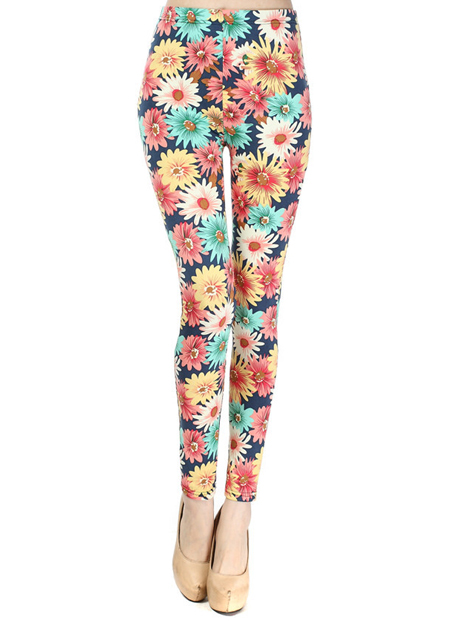 Wholesale Floral Printed Women's Leggings Manufacturer