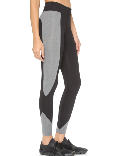 Wholesale Funky Black And Grey Women's Leggings Manufacturer