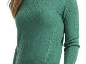 Wholesale Gentle Green Women’s Sweater Manufacturer