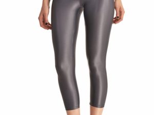 Wholesale Grey Glossy Women's Leggings