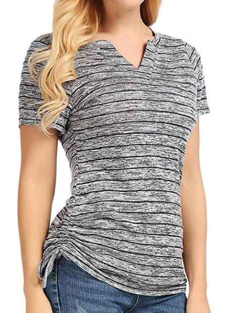 Wholesale Grey Regular Women’s Blouse Manufacturer